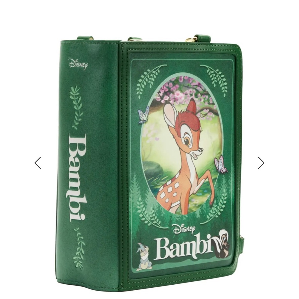 Loungefly Disney Bambi Storybook Purse And Wallet Set